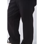 (3XL) key wear高腰質感黑色長褲二手衣, , large