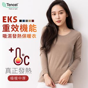 【現貨】MIT台灣製 EKS重效機能吸濕發熱 發熱衣 保暖衣-女 PL6898