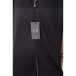 (XL) armani exchange棉質連帽背心黑色外套二手衣, , large