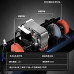 Red and black model - Electric knife sharpener 110V+ with accessories/grinding wheel set included., , large