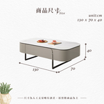 【Hampton 漢汀堡】維克達石面大茶几, , large