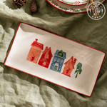 【SOLO歐洲家居】LCW Home 土耳其製 29x15cm 歐洲小屋 長盤 點心盤 甜點盤 飾品盤 聖誕節, , large