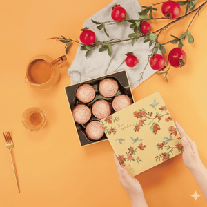 【冊子過年禮盒】彩鳥飛悅單層禮盒(柴燒桂圓酥x7)