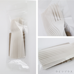 玉米澱粉環保湯匙-10入x6組+玉米澱粉環保叉子-10入x6組, , large