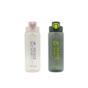 KIYODO彈跳吸管水壺1L(顏色隨機出貨)