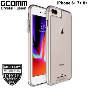 GCOMM iPhone 6+/7+/8+ 晶透軍規防摔殼 Crystal Fusion