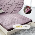 台灣製【藤原傢俬】冬夏兩用護背防螨抗菌10 cm彈簧床墊-硬, , large
