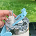 【H&R安室家】SITARAYURI磁吸蓋附吸管可手提304不鏽鋼保溫杯900ml(H16), , large