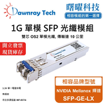 【Dawnray】NVIDIA Mellanox SFP-GE-LX Compatible Fiber Module Transceiver Module SFP Module mini-GBIC 1G Single Mode Duplex LC 10km Hot-Pluggable 1310nm 3.3V Single Voltage DDM/DOM, , large