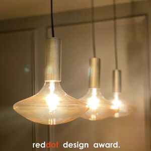 [樂施達]紅點設計獎 造型 LED 燈絲燈泡 4.5W 2200K 橘光 氛圍燈 可調光