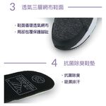 JUMP將門 女運動鞋 女鞋 MIT台灣製造 免綁鞋帶 輕量 透氣 抗菌 除臭 耐衝 緩震 氣墊 耐用 耐磨 止滑 黑綠, , large