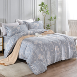 【Betrise】Butterfly in the heart | C Energy Series 100% Austrian Tencel™ Light-quenched Graphene Four-piece Duvet Bedding Set-Double, , large