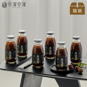 【谷溜谷溜】黑瓊露六入銀耳無禮盒裝X3(295ml*18瓶)