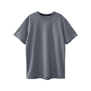 立體織紋速乾圓領衫-灰色M~3L