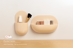 [O-Life] Wall magnetic storage 4-piece set-white, , large