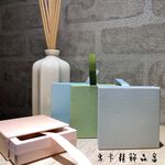 s925純銀設計感簡約小方塊手鍊 - 白金 附馬卡收納盒 , , large