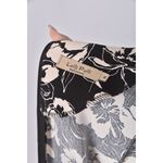 (S) lolli polli韓牌花紋短袖黑色綁帶洋裝二手衣, , large