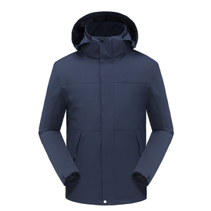 【220805男款兩件式外套】耐用滑順YKK拉鍊.TEFLON超潑水.防風防水防汙保暖衝鋒衣