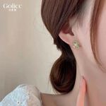 【Gulicc】古莉可 耳環 幸運草耳釘, , large