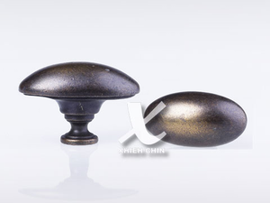 Oval Zinc knob