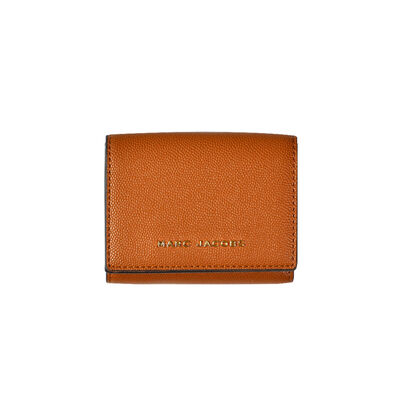平行輸入【MARC JACOBS 馬克賈伯】三折短夾 咖啡色 (證件 紙鈔 零錢款)
