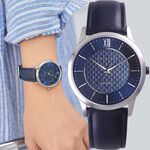 Relax Time  RT-108S  太陽能時尚手錶-黑x玫瑰金/42mm RT-108S-5M, , large