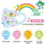 POLI波力 3D立體幼幼醫用口罩25入-甜甜圈派對, , large