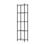 【Y HOUSE】45x30x180cm Lightweight Five-layer Iron Frame Iron Rack - Painted White, , large