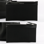 BALENCIAGA NAVY CABAS 帆布手提包/子母包/黑色/S, , large