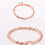 Ring, 玫瑰金, large