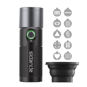 Sidande LED 四色造影 攝影手電筒 磁吸版 附10款造影片 專屬收納包