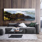 【御畫房】黃山雲海 國家一級畫師手繪油畫60×120cm(VF-53), , large