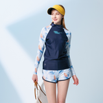MONINA MIT Long sleeve sun protection two piece swimsuit -M, , large