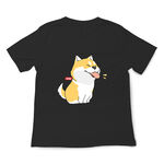 JZ TEE Shiba Inu & Cat - Don't Touch Me Graphic Tee, , large