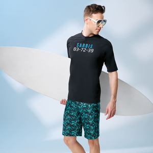 Monina Taiwan-made loose-fitting half-sleeve sun-proof functional top (suitable for both men and women) unisex black -3L
