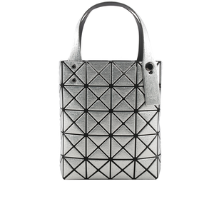 ISSEY MIYAKE BAO BAO 5X4 立體金屬色迷你方盒手提包/銀色