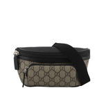 GUCCI GG Supreme 塗層帆布及皮革腰包/咖啡色, , large