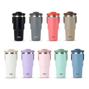 【H&R安室家】TYESO泰碩 304不鏽鋼雙飲保溫杯1200ml(H77)