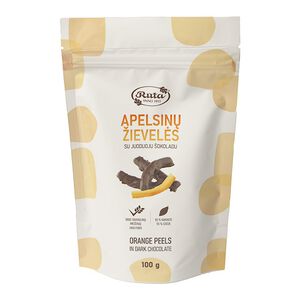 Orange peels in dark chocolate(55%)