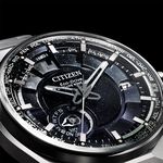 CITIZEN 星辰 限量週年紀念款 超級鈦GPS衛星對時手錶-星際黑 禮物 CC3097-52E, , large