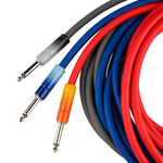 Fender Cable SS OMBRE 3M 樂器導線 藍色款【敦煌樂器】, , large