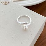 【Gulicc】古莉可 戒指 簡約繞圈設計珍珠戒指, , large