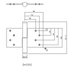 【協進五金】I-ONE 韓國回歸鉸鍊蝶型緩關 左邊銀色, , large