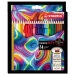 STABILO 德國 思筆樂 Swans ARTY 油性色鉛筆 紙盒 24色組/盒 ST1520/24, , large