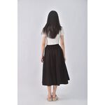 (M) 【德馨私服】質感拼接黑色長裙二手衣, , large