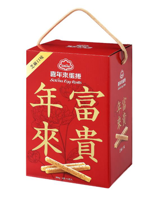 Xinnian Dafa Egg Roll Gift Box, Sesame 384g