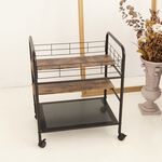 【H&R安室家】 可移式木板雙層置物架 BC337, , large
