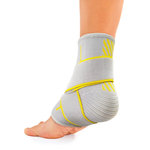 BRACOO Ankle brace(Cross pressure sleeve S/M Gray) FS60, , large