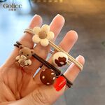 【Gulicc 】古莉可 髮圈 韓國小熊小兔皮筋髮圈(4入), , large