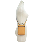 LONGCHAMP Le Pliage Xtra XS 小牛皮拉鍊迷你手提/斜背二用包/蜜糖色, , large